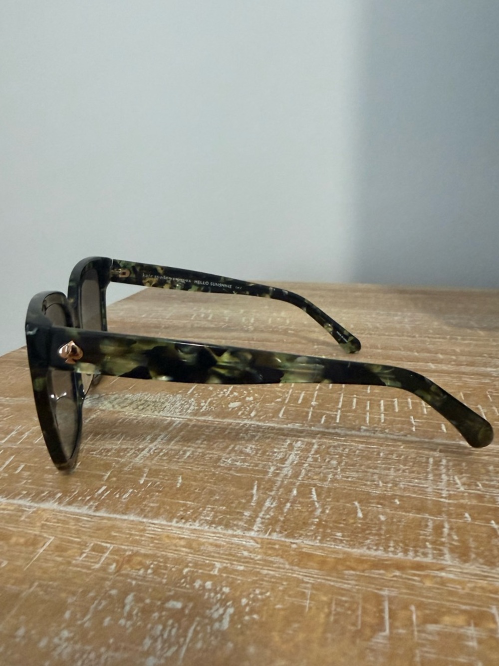 kate spade Green Tortoise Sunglasses - Picture 7 of 8